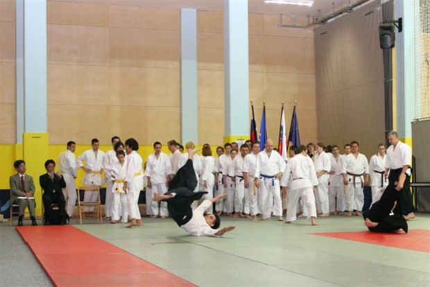 Predstavitev aikida priznanja Japonskega veleposlaništva