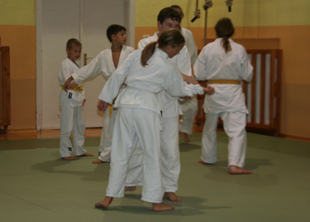 Trening na novih blazinah